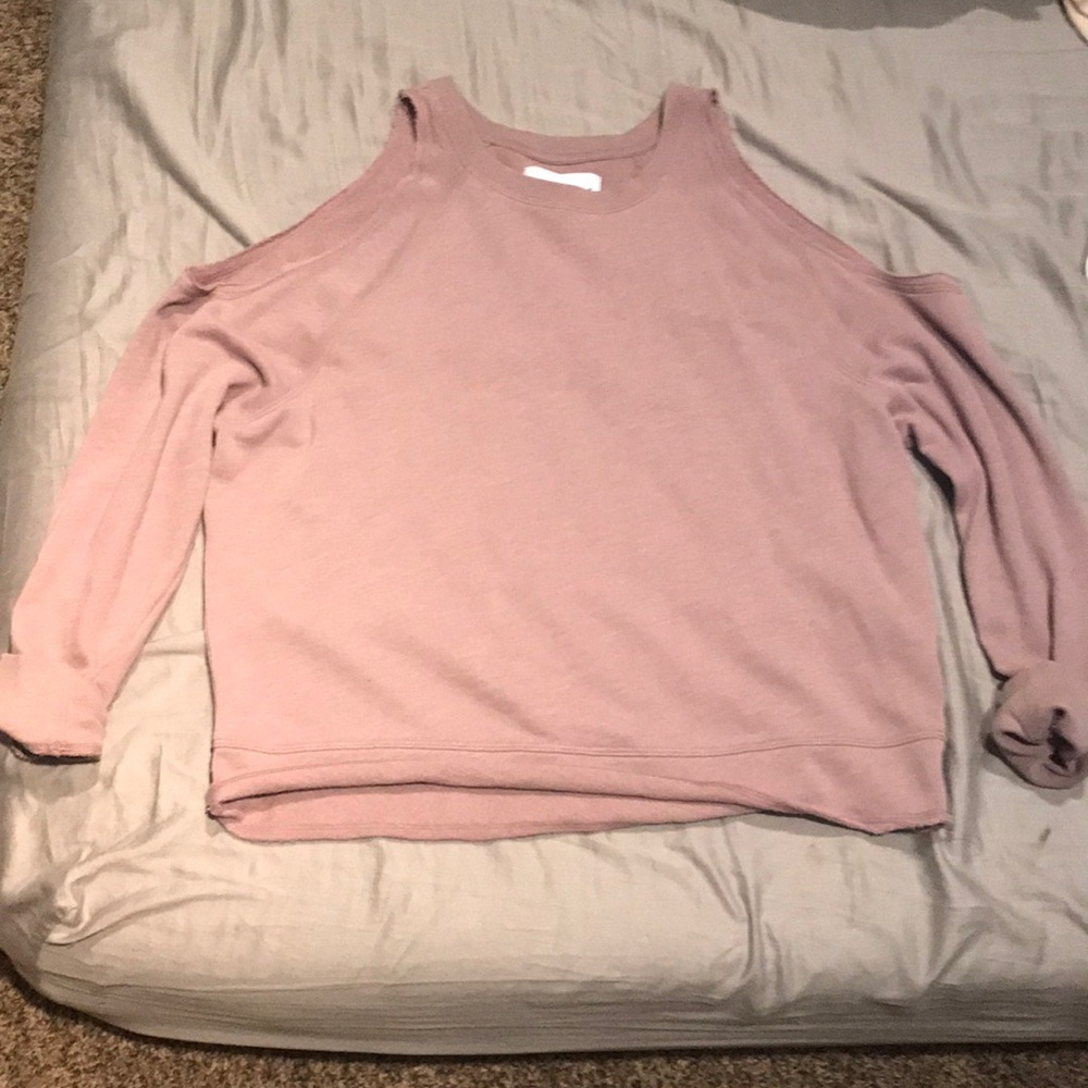Victoria secret cold shoulder crew neck
